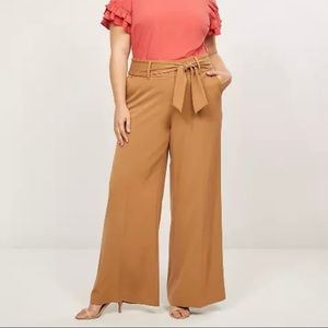 Lane Bryant wide leg trousers